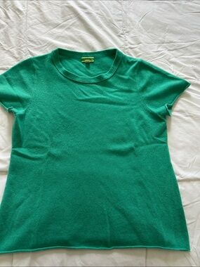 J. Crew Emerald Green Short-Sleeve Crewneck Tee